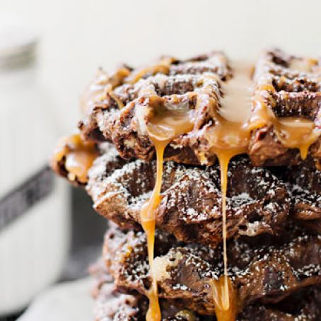 Chocolate Liege Waffles