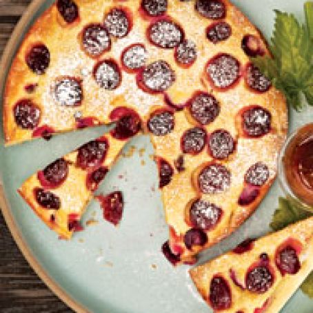 Harvest Cake with Grapes and Sangiovese Syrup