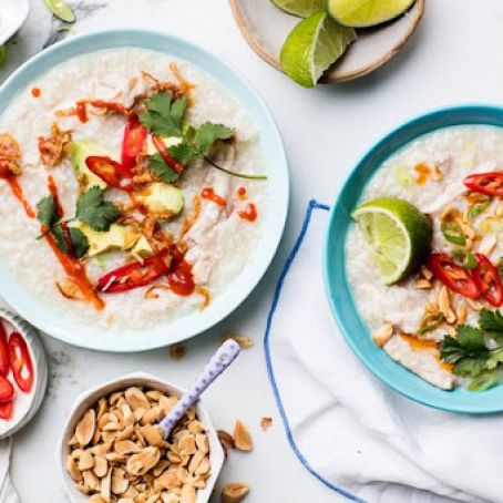 Slow-Cooker Chicken Congee