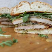 Crispy Pork Schnitzel Sandwich