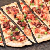 Chorizo Shrimp Flatbread