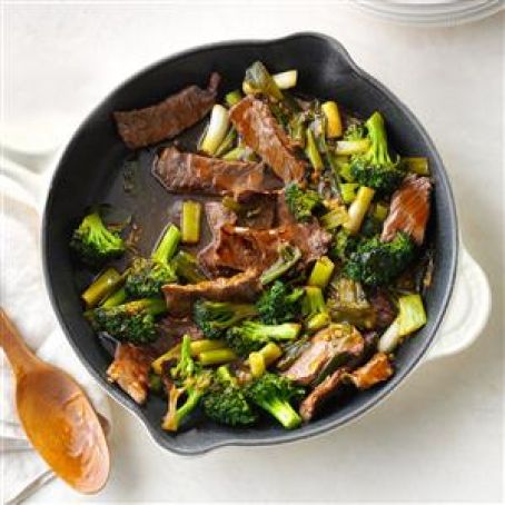 Saucy Beef with Broccoli Recipe