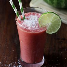 Tongan Otai (coconut watermelon drink)