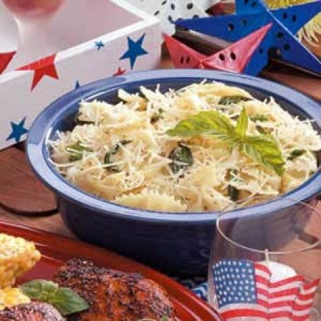 Lemon-Basil Bow Ties Recipe