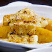 Flambeed Pineapple Creme Brulee