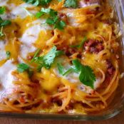 Southwestern Baked Spaghetti