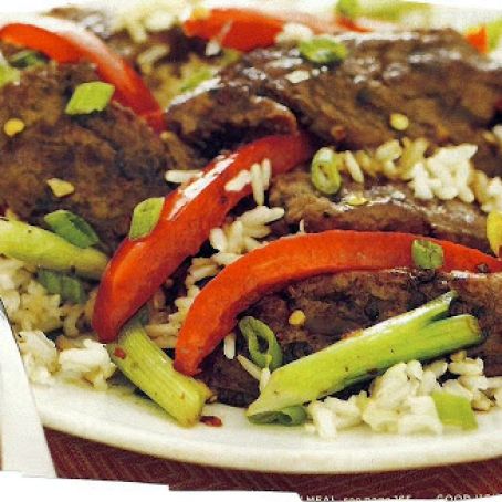 BEEF & PEPPERS STIR FRY