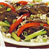 BEEF & PEPPERS STIR FRY