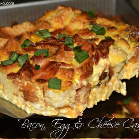 Overnight Bacon, Egg & Cheese Casserole