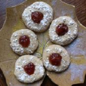 Strawberry Jelly Thumb-Print Crunchies