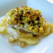 Pork Chops with Apples and Stuffing