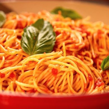 Red Sauce and Spaghetti