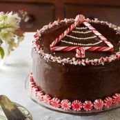 Peppermint-Chocolate Layer Cake