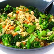 Chicken and Veggies Stir Fry, Low Calorie and Super Yummy