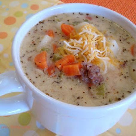 Cheeseburger Soup