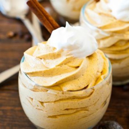 No Bake Mini Pumpkin Cheesecakes