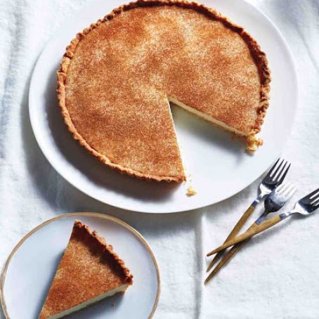 Milk Tart with Brown-Sugar Crust