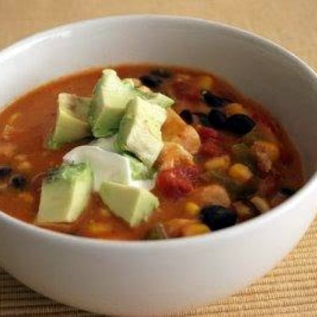 Chicken and Cheese Enchilada Chowder