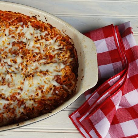 Ramen Noodle Bake