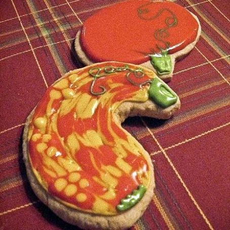 Squash Cut-Out Cookies