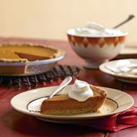 Easy Pumpkin Pie with Press-In Shortbread Crust