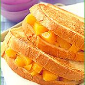 PEACH STUFFED FRENCH TOAST