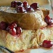 French Toast - Oven-Baked with Cranberries & Maple Syrup
