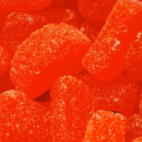 No Bake Orange Slice Candy Cookies