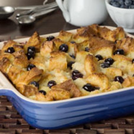 Blueberry Bread Pudding