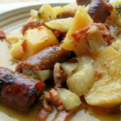 Dublin Coddle - Irish Sausage, Bacon, Onion and Potato Hotpot