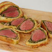 Spinach Artichoke Beef Wellington