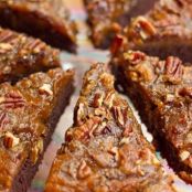 Pumpkin Brownies with Pecans