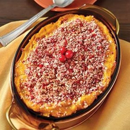 Butternut Squash Bake with Cranberry Oatmeal Crumble Recipe