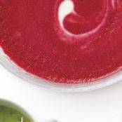 Beet, Buttermilk and Scallion Soup