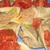 Homemade Ravioli with Tomato Sauce