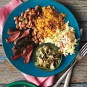 Grilled Tri Tip with Poblano Relish