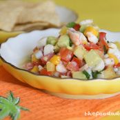 Shrimp, Scallop & Crab Ceviche with Chipotle & Avocado