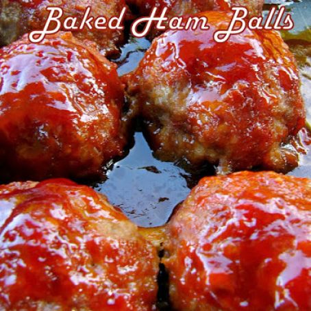 Baked Ham Balls