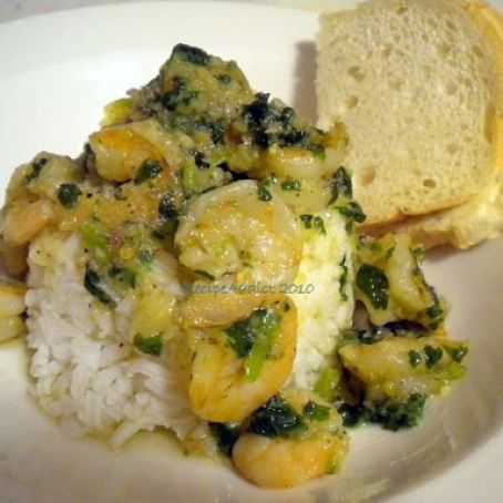 Shrimp in Green Sauce