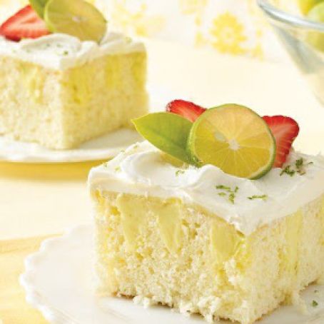 Key Lime Poke Cake