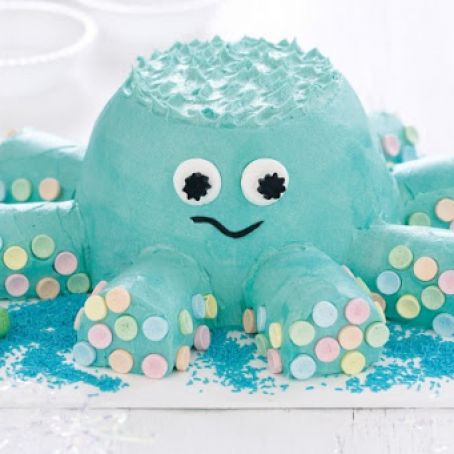 Kid's Birthday Octopus Cake