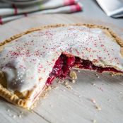 Giant Cherry Toaster Tart Pie