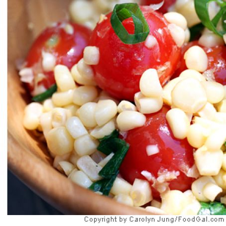 Corn, Tomato, and Scallion Salad