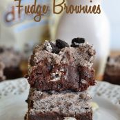 Cookies and Cream Fudge Brownies