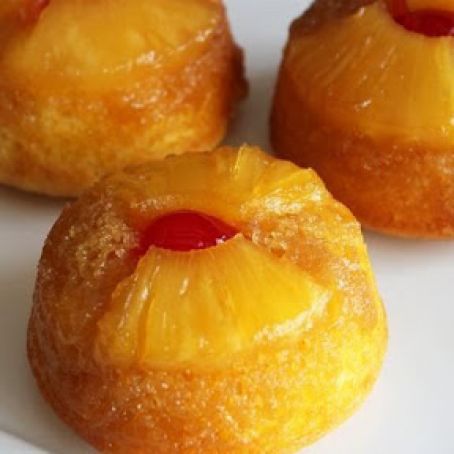 Pineapple Upside-Down Cupcakes