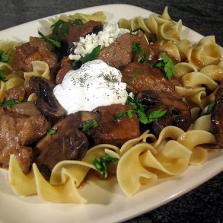 Beef Stroganoff
