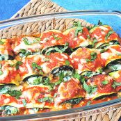 Zucchini Rollatini w Spinach & Cheese