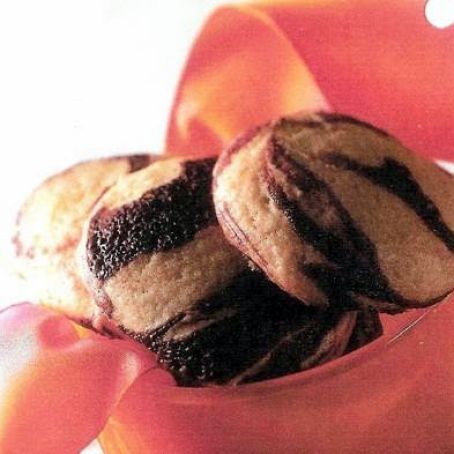Chocolate & Orange Marbled Cookies