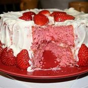 Homemade Strawberry Cake