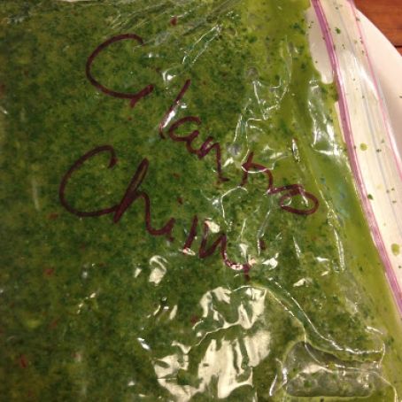 Skirt Steak Fajita Pita with Chimichurri